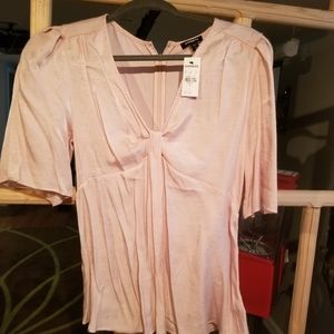 V-neck tops with sleeves - new with tags